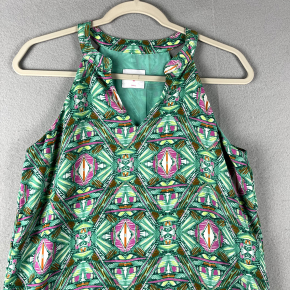 Buddy Love Florence Dress Womens Small Geometric Patterned Colorful Flowy Artsy - Picture 2 of 14